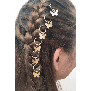 New Obsessions Kelebek Figürlü Saç Küpesi Seti