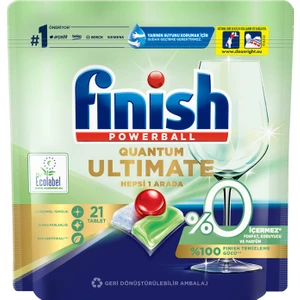 Quantum Ultimate %0 (Fosfat-Koruyucu ve Parfüm Içermez ) 21 Tablet 267 G