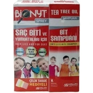 Saç Spreyi 100 ml + Tea Tree Oil Bionyt Şampuan 150 ml Kofre