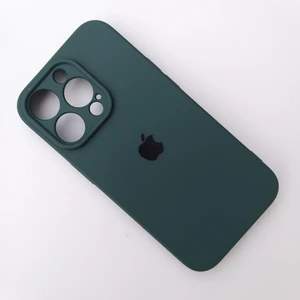Pirok Store Apple iPhone 14 Pro Max (6.7) Uyumlu Kamera Korumalı Içi Kadife Silikon Kılıf