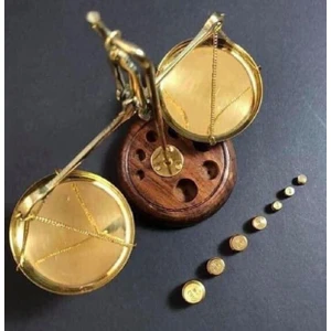 Hediye Fikri Dekoratif Terazi Ahşap 50 gr