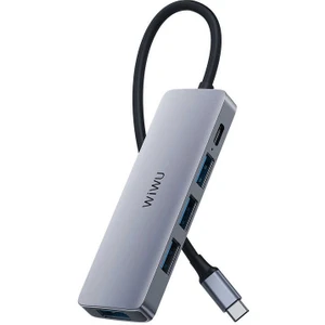 Alpha A541BC 5 In 1 Type-C Hub 60W Pd Şarj Destekli USB Çoğaltıcı