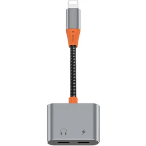 LT09 Lightning Şarj ve Lightning Kulaklık Dönüştürücü Adaptör