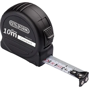 P05B-1025 Kompact Şerit Metre (Siyah Kasa - Mıknatıslı) - 10 M x 25 mm