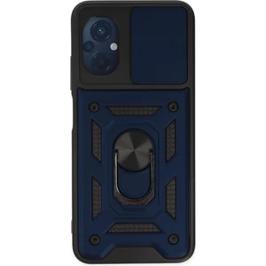 Xiaomi Poco M5 Kılıf Yüzüklü Standlı Kamera Korumalı Pars + Ekran Koruyucu