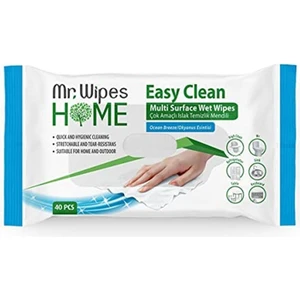 Mr. Wipes Farmasi Mr.wipes Easy Clean Temizleme Mendili Okyanus Esintisi Kokulu (40 Adet)