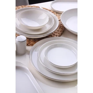 Güral Porselen Bilbao 69 Parça 12 Kişilik Yemek Takımı Platin