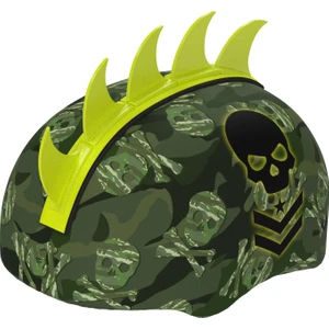 Mılıtary Skull Baskılı Mohawk Dikenli 3D  Snowboard, Kayak, Bisiklet Kask Kılıfı