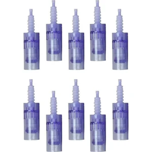 10 Adet 42 Pin Dermapen A6 ve A1 Iğnesi Orijinal Dermapen Iğne Kartuşu Mavi Soket