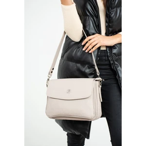 Just Polo Büyük Boy Gofraj Baskı 6 Gözlü Kadın Çapraz Omuz Çantası 29X19CM MDS20106