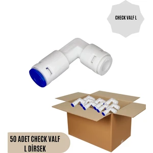 50 Adet Check Valf Dirsek
