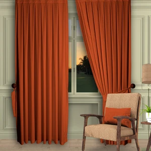 Ada Fon Perde Normal Pile (1'e 2,5 Pile) Kiremit