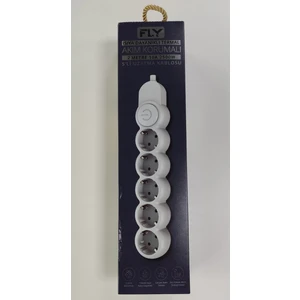 Fly 3394-01 5li 2mt Anahtarlı  Akım Korumalı Priz 2500W