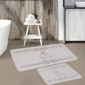 Denizci Desen 2'li Banyo Paspas Takımı