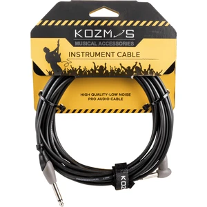 KCL-156-6M Siyah/Gri 6mt Açılı Enstrüman Kablosu