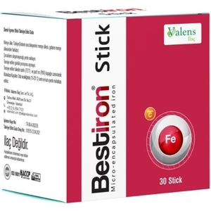 Max Immun Bestiron Stick Demir Ve C Vitamini Içeren Takviye Edici Gıda 30 Stick Saşe