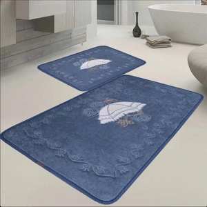 Şemsiye Desen 2'li Banyo Paspas Takımı