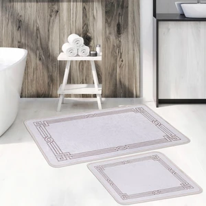 Klasik Desen 2'li Banyo Paspas Takımı