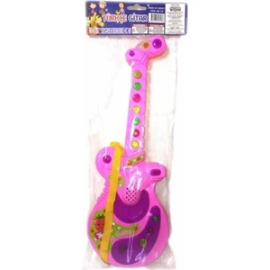 Sesli Işılklı Gitar . Müzikli Gitar . 35 cm Boyunda Şık Gösterişli Gitar FMA06153 Hm