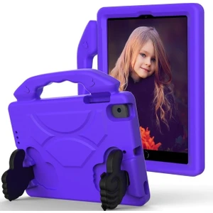 M.TK Moveteck Apple iPad 10.nesil 10.9 Inç Tablet Uyumlu Kılıf Çocuk Standlı Kollu Tutucu Ibuy Emoji Renkli A2696 A2757 A2781