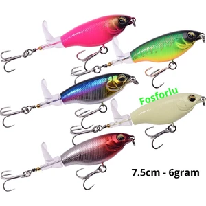 MSO Teknoloji Olta Balıkçılık 7.5cm 6gr Süper Yüzücü Popper Rapala Yem