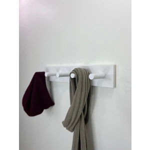 O&A Wood Ahşap Askılık, Ahşap Vestiyer, 5 Askılı Ahşap Duvar Askılığı