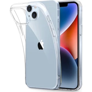 Apple iPhone 14 Plus Kılıf Şeffaf Ince Silikon Yumuşak Esnek