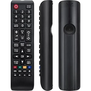 Ata Elektronik Samsung Tüm Modeller Için Smart LCD LED Tv Televizyon Akıllı Universal Her Modeline Uyumlu Kumanda - Kısa Model + 2 Pil