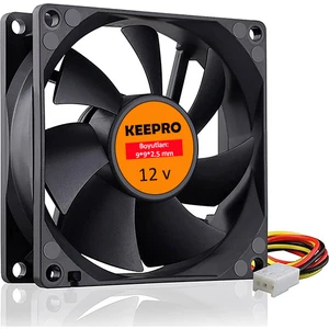 9cm 12 Volt 3 Pinli Fan 9*9*2.5 cm Soğutucu Fan