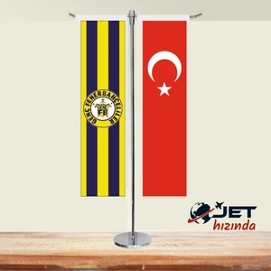 Jet Hızında Jethızında Genç Fenerbahçeliler ve Türk Bayrağı 2'li T Masa Bayrağı Takımı