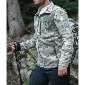 Huğlu Outdoor Kamuflaj Desenli Polar Hırka