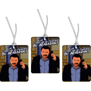 Jet Hızında Jethızında 3'lü Set Kolpaçino Galerici Şahin Özel Kesim Yoğun Esanslı Oto Kokusu