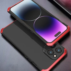 Xstep Case iPhone 14 Pro 3 Parçalı Tasarım Hibrit Telefon Kılıfı Ağır Hizmet Koruma Pc+Metal Şok Geçirmez Zırh Kapağı (Yurt Dışından)