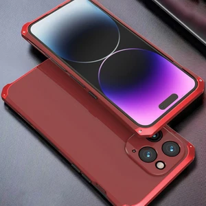 Xstep Case iPhone 14 Pro 3 Parçalı Tasarım Hibrit Telefon Kılıfı Ağır Hizmet Koruma Pc+Metal Şok Geçirmez Zırh Kapağı (Yurt Dışından)