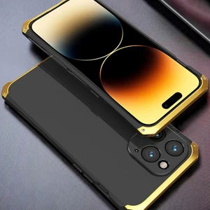 Xstep Case iPhone 14 Pro 3 Parçalı Tasarım Hibrit Telefon Kılıfı Ağır Hizmet Koruma Pc+Metal Şok Geçirmez Zırh Kapağı (Yurt Dışından)