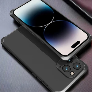 Xstep Case iPhone 14 Pro 3 Parçalı Tasarım Hibrit Telefon Kılıfı Ağır Hizmet Koruma Pc+Metal Şok Geçirmez Zırh Kapağı (Yurt Dışından)