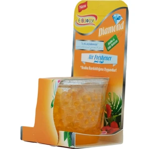 Bardak Tipi Boncuklu Oto Araç ve Oda Jel Kokusu Eternity - Turuncu 100ML