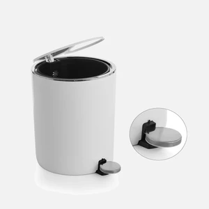 Lenox 5lt Pedallı Çöp Kovası Beyaz