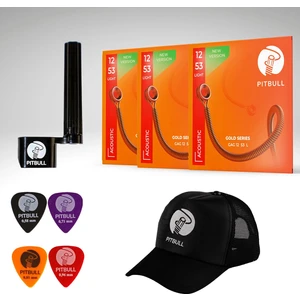 Gold Seri Akustik Gitar Teli 12-53 Light Gag 12-53 3p Ssc 3lü Set Hediyeli Paket