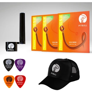 Gold Seri Akustik Gitar Teli 10-47 Super Light Gag 10-47 3p Ssc 3lü Set Hediyeli Paket