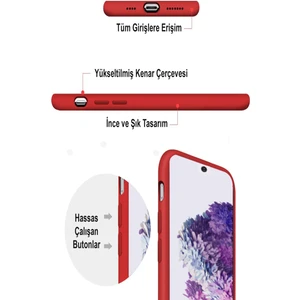 Samsung Galaxy A04S Kapak Içi Kadife Kamera Korumalı Lansman Silikon Kılıf - Su Yeşil