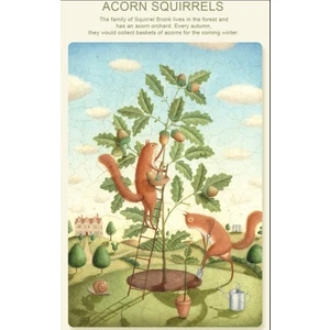 CREATIVE PUZZLE - ACORN SQUIRRELS