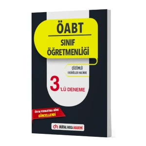 Dijital Hoca Akademi ÖABT Sınıf Öğretmenliği 3 Deneme Çözümlü