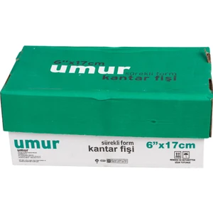 Kantar Fişi 6X17CM 2 Nüsha Renkli 1000LI 30011208 3556