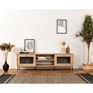Vow Home Living Calvin Tel Kapaklı Raflı Tv Ünitesi