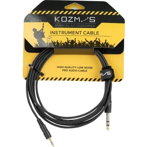KCL-231-3M / 3.5 mm Trs (E) <-> 1/4" Trs (E) Stereo 3 mt