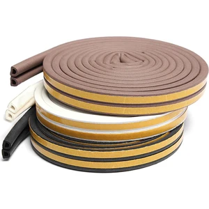 Bondit 2'li Kauçuk Kapı ve Pencere Izolasyon Bandı Fitili Siyah Gri Beyaz Kahverengi