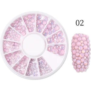 Ur Sugar Pink Pembe Swarovski Süsleme Taş Seti