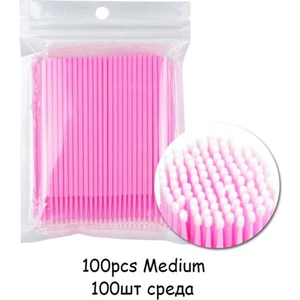 Microbrush 100'LÜ Pembe