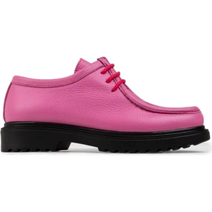 Hakiki Deri Pembe Günlük Kadın Ayakkabı